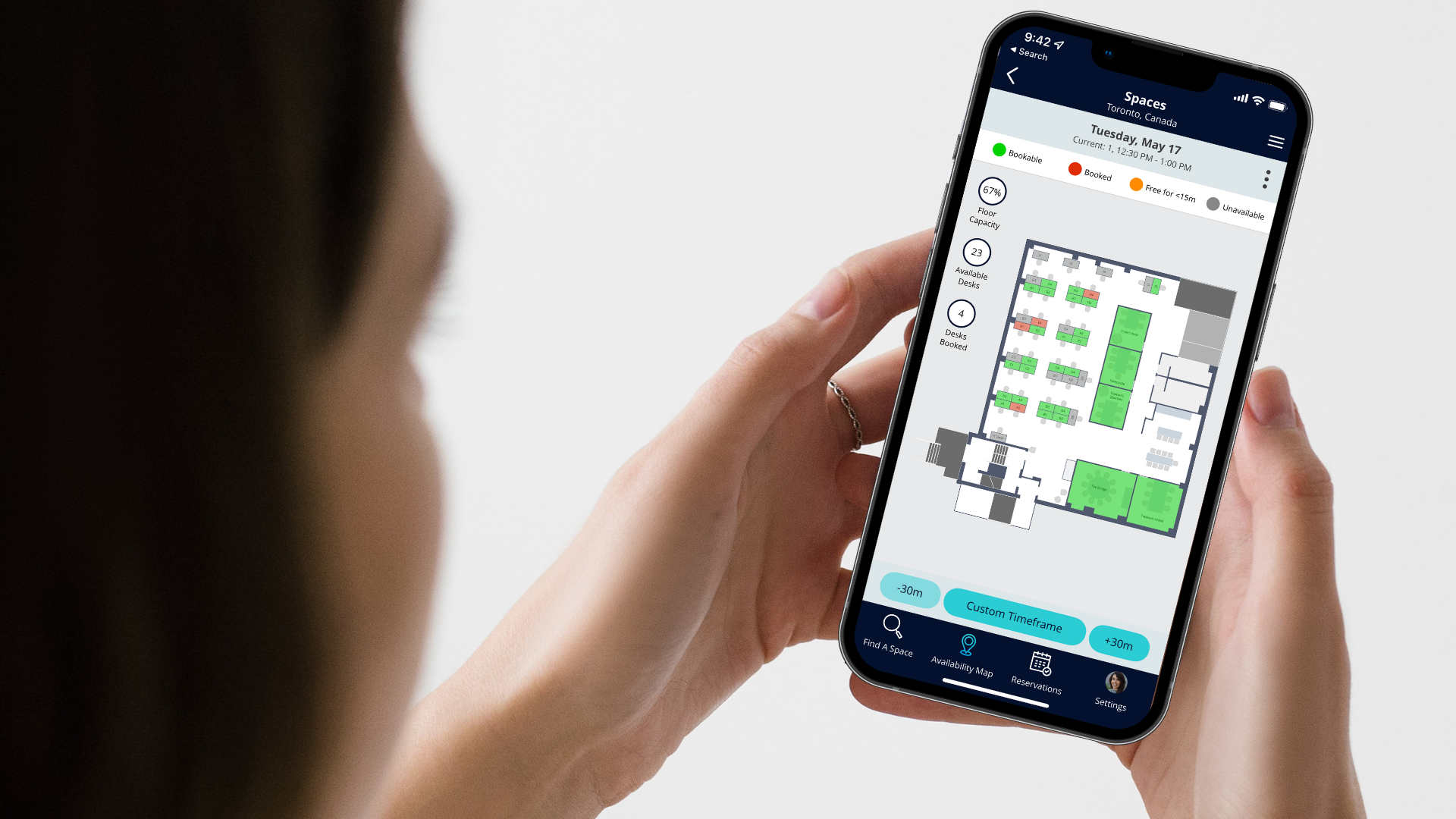 Product Screenshots - Office Map Wayfinding Visitor Room Desk Booking Updated